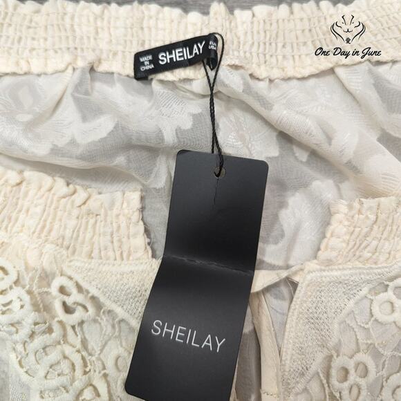 Sheilay Boho Long Sleeve Sheer Top Size 3XL - Picture 2 of 5